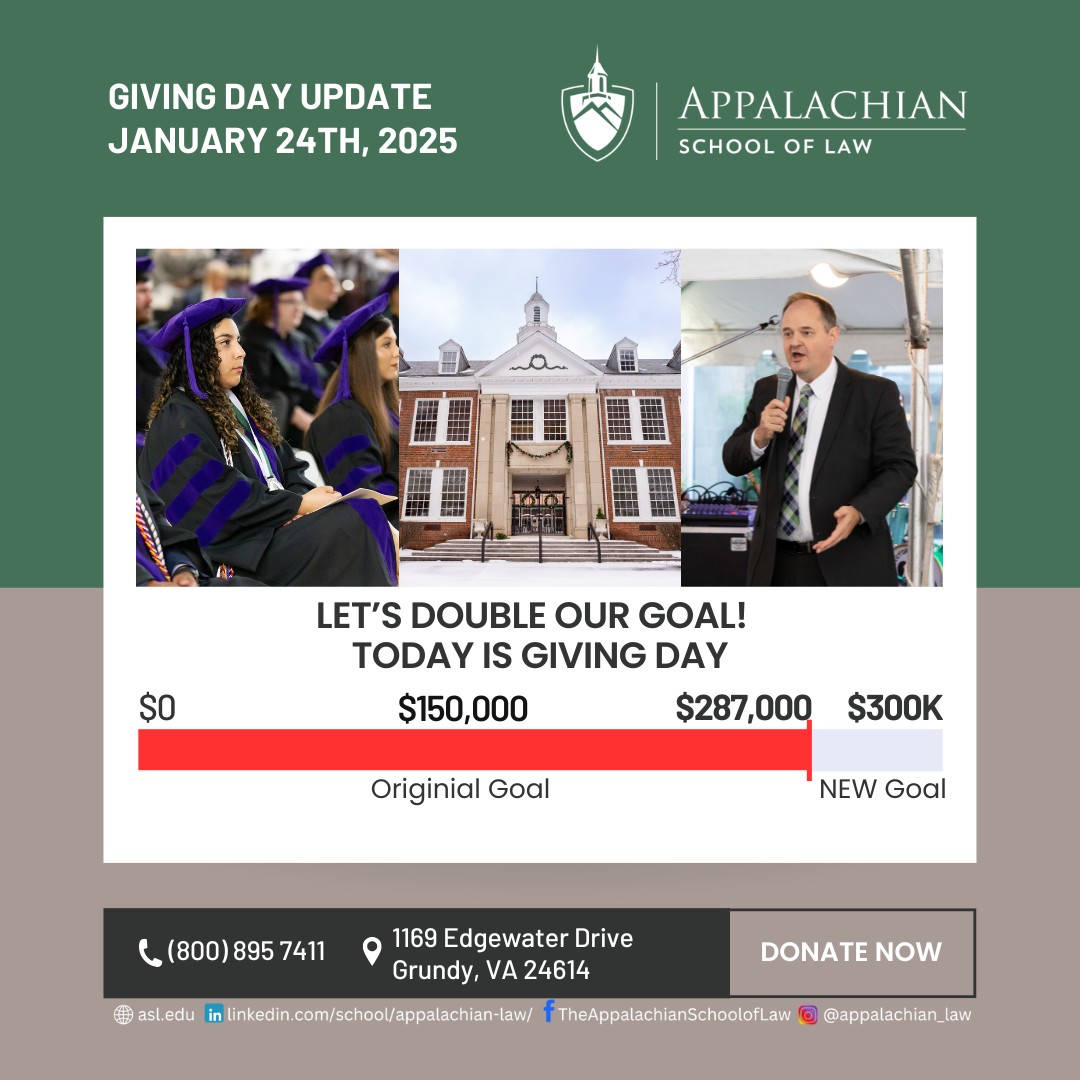 4th Annual Giving Day at the Appalachian School of Law