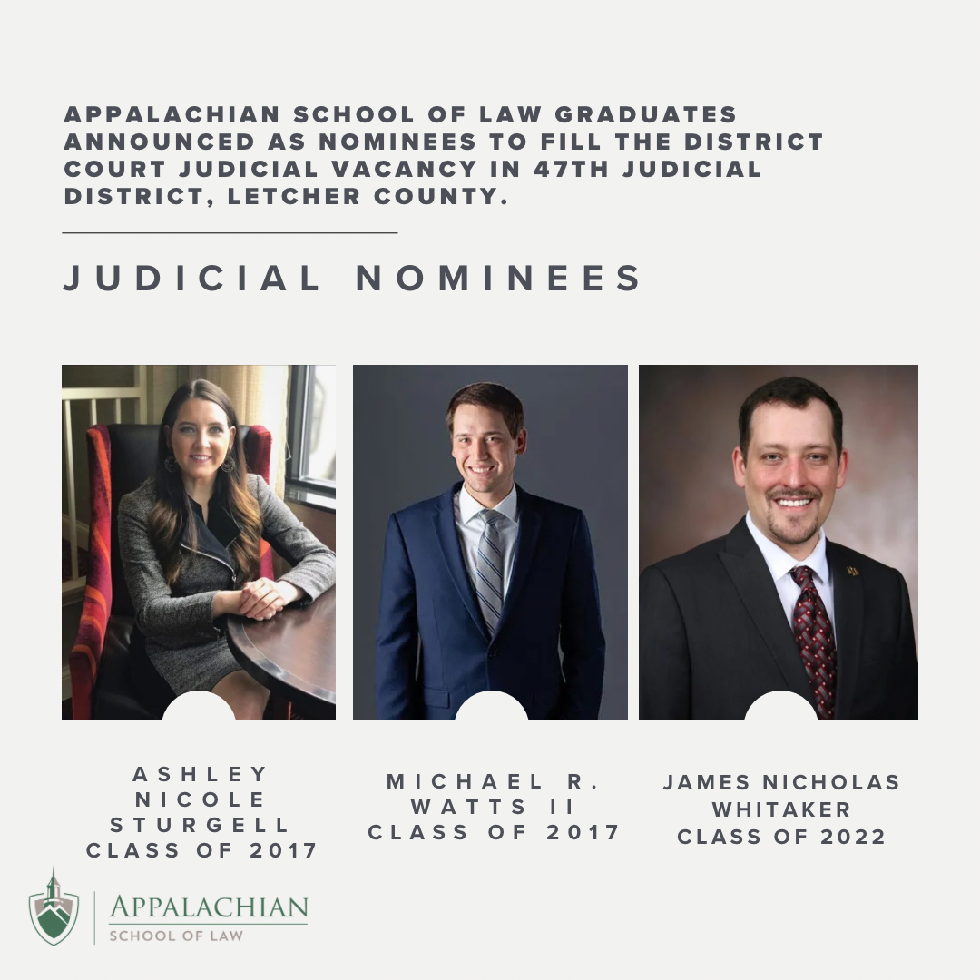 Three ASL Grads Named Judicial Nominees For Fletcher County 47th Judicial District